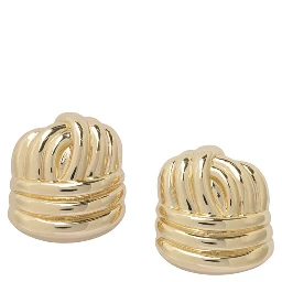 Gold knot earrings