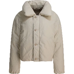 Down jacket filled quilt