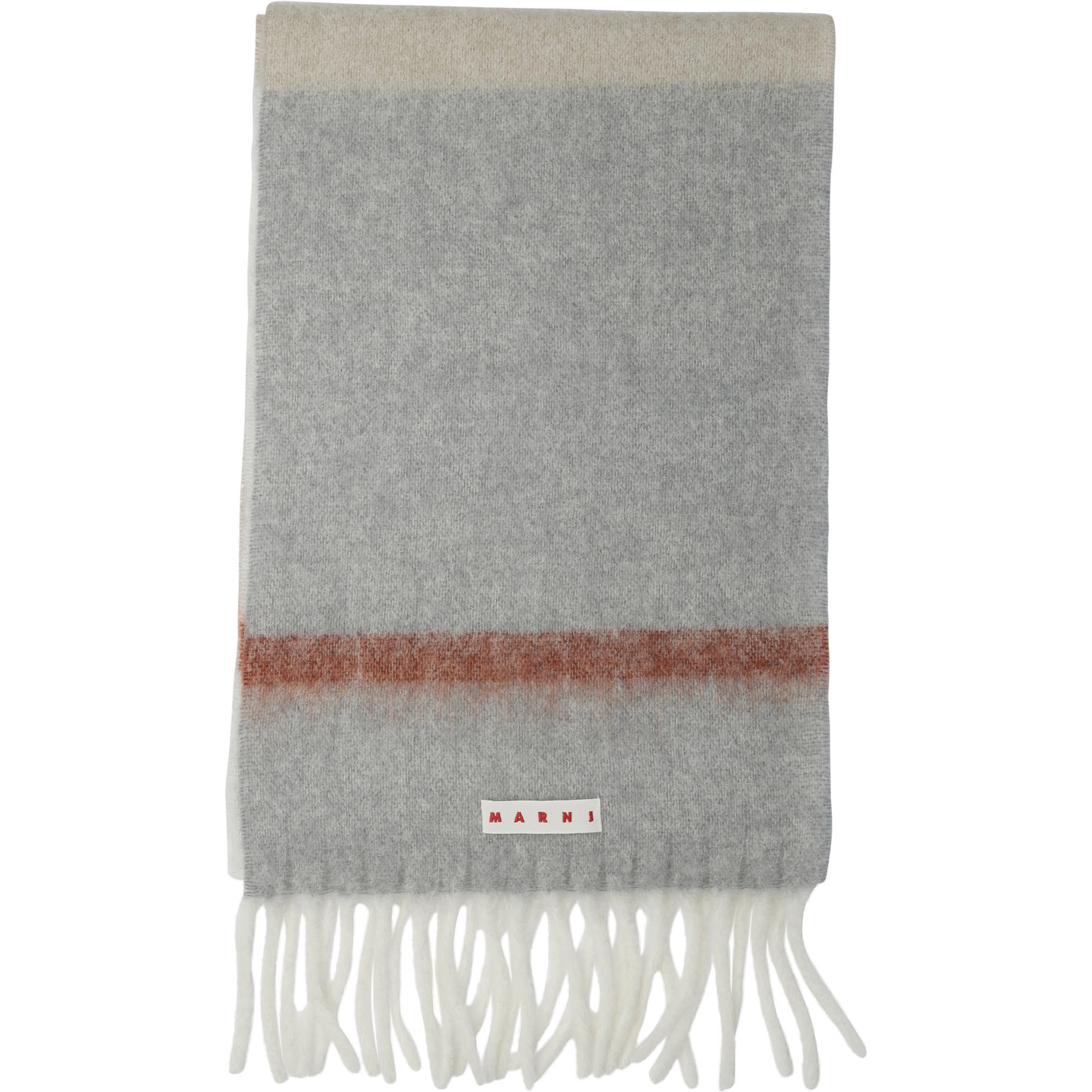 Mohair and alpaca scarf