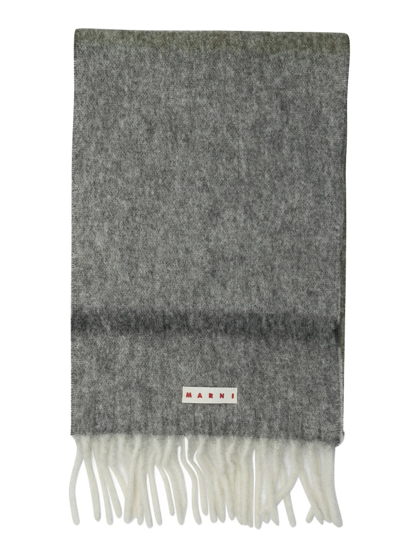 Mohair and alpaca scarf