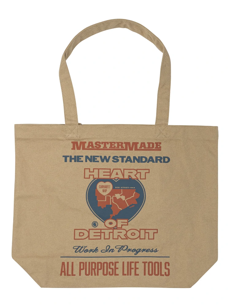 "Canvas Graphic" tote shoulder bag