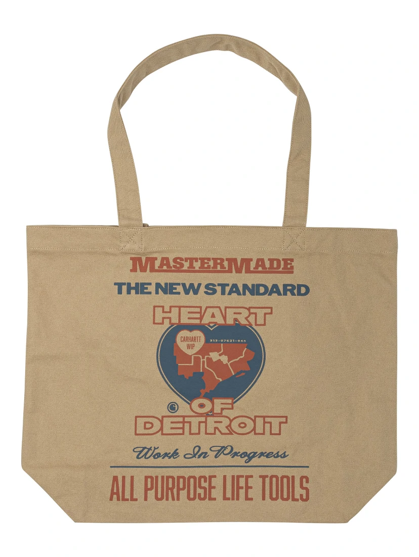 "Canvas Graphic" tote shoulder bag