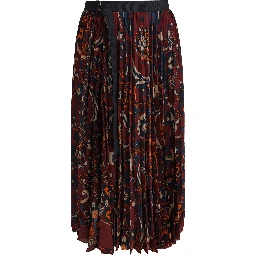 Floral print skirt