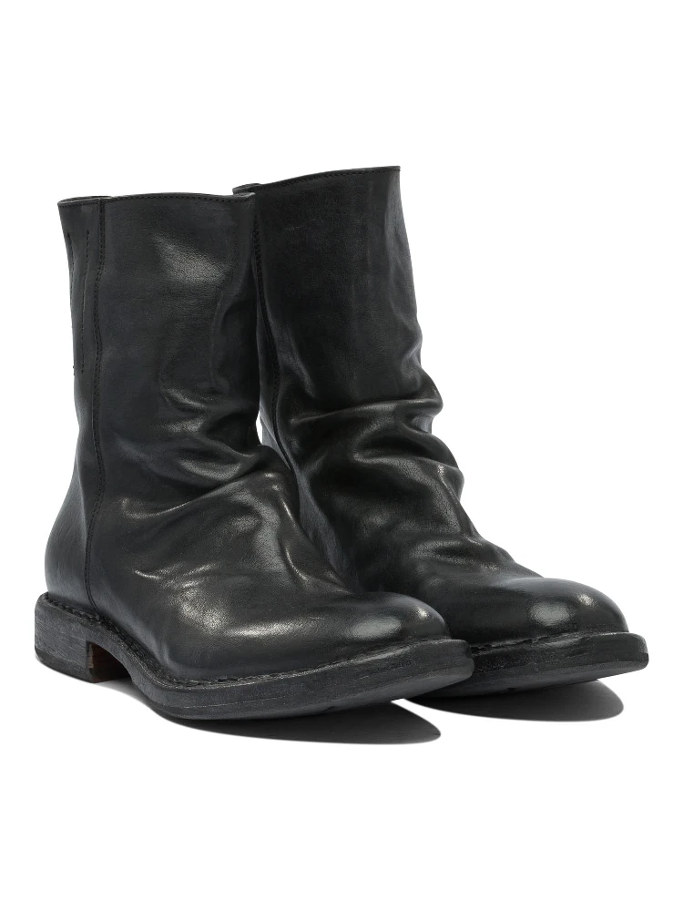 "Minsk" zippered ankle boots alternative
