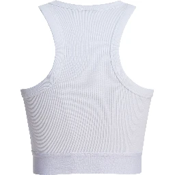 Cropped tank top with logo