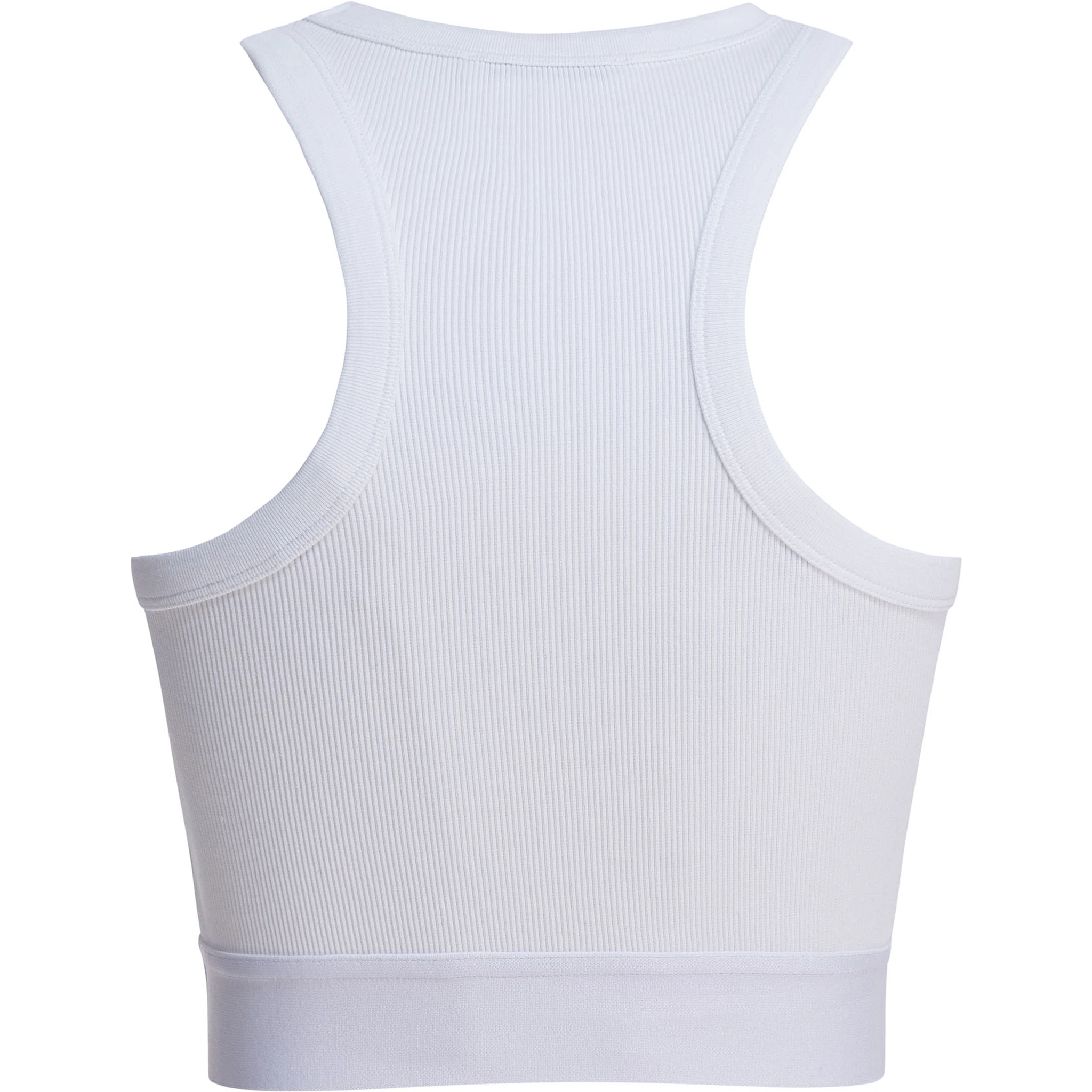 Cropped tank top with logo