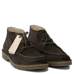 "Deukeflex" lace-up loafers