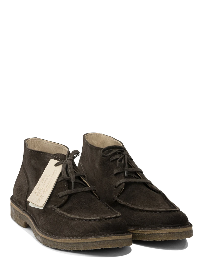 "Deukeflex" lace-up loafers