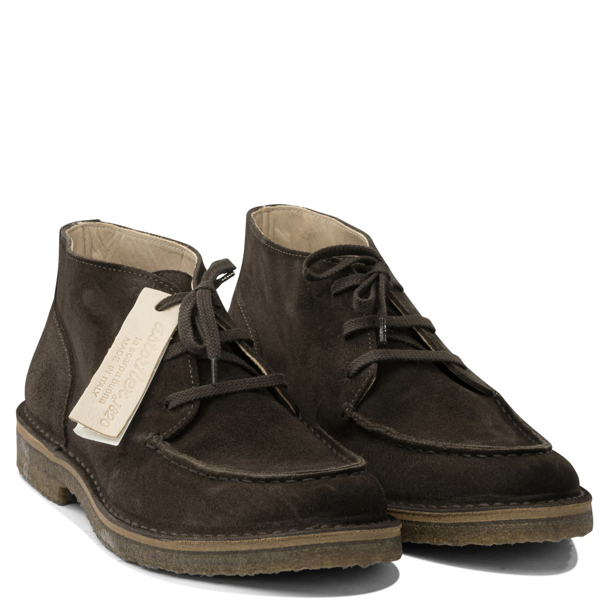 "Deukeflex" lace-up loafers