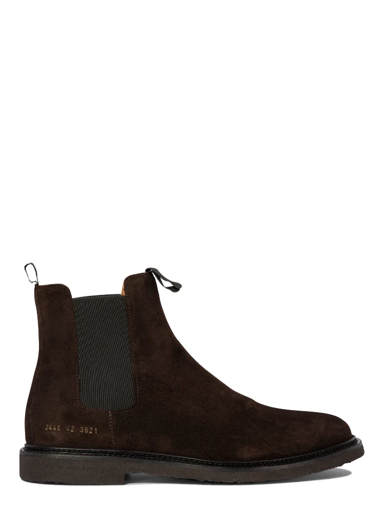 Suede chelsea ankle boots