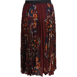 Floral print skirt