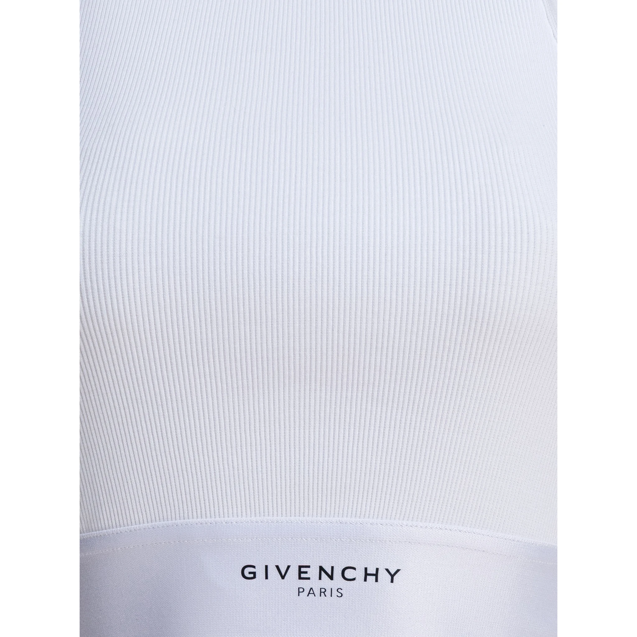 Cropped tank top with logo