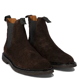 Suede chelsea ankle boots