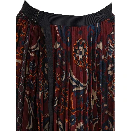 Floral print skirt