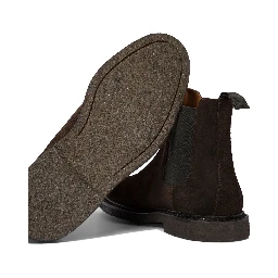 Suede chelsea ankle boots