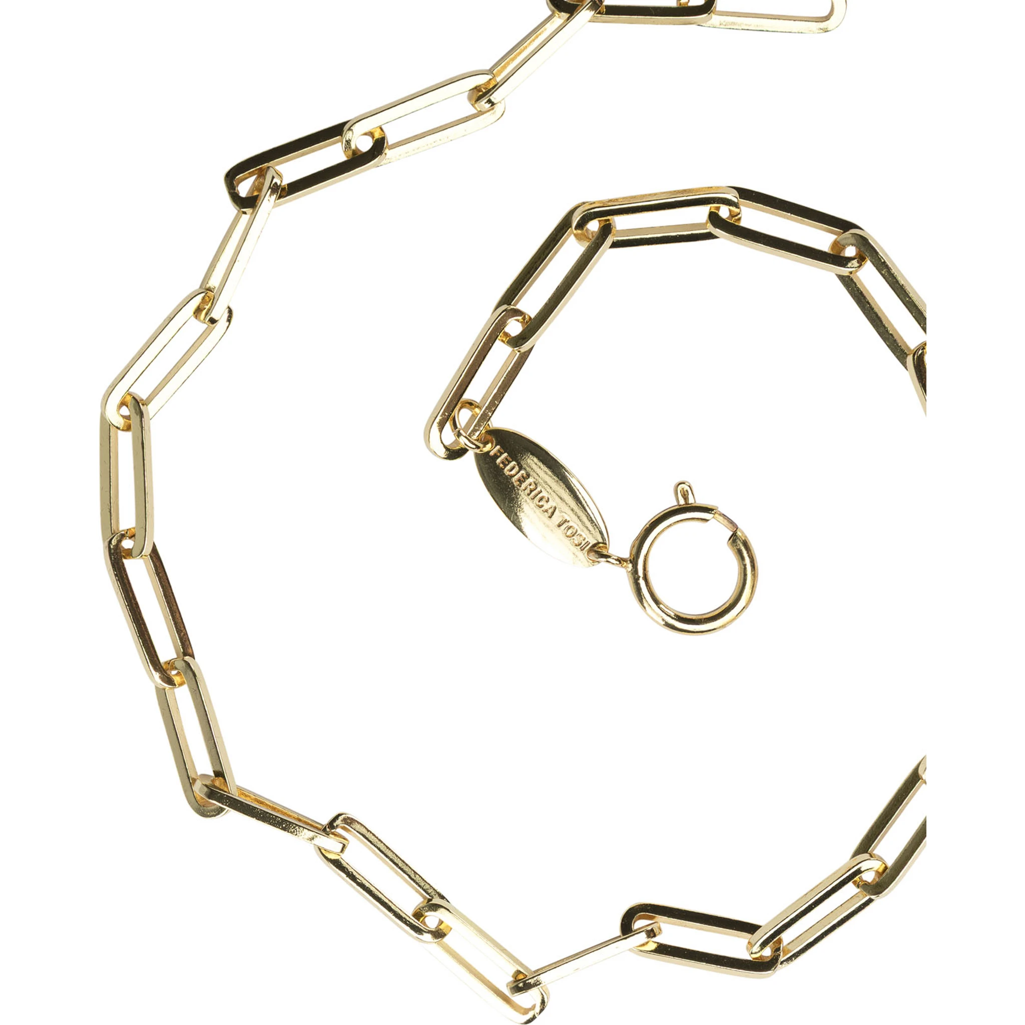 "Lace Square Gold" Necklace