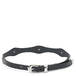 "Wave" leather belt