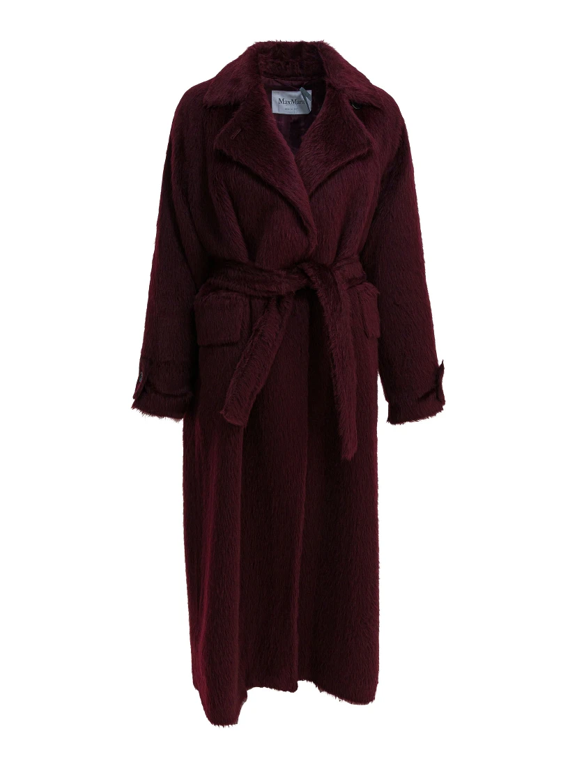 Alpaca and wool long coat
