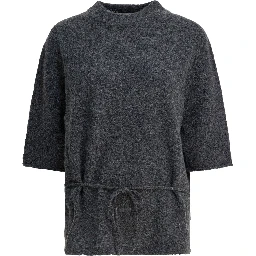Wool-blend crew-neck sweater
