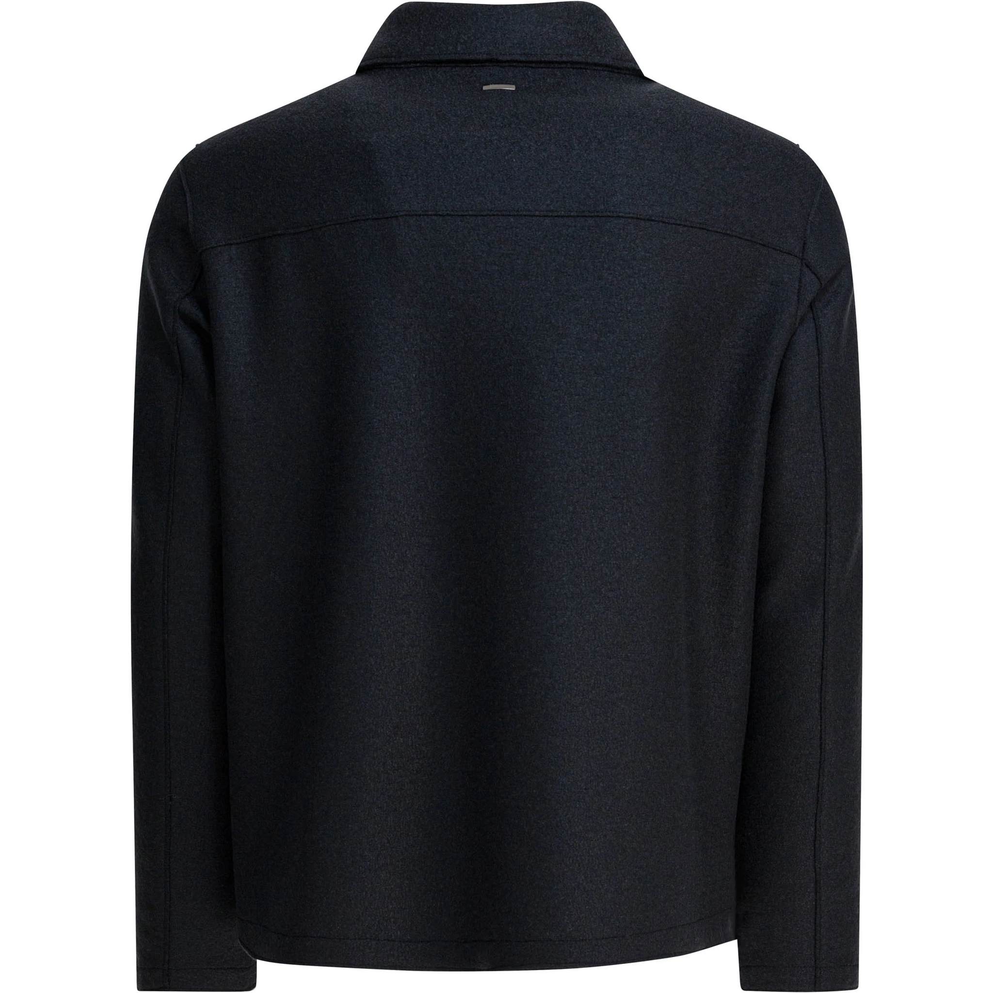 Virgin wool overshirt jacket