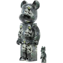 Set "Riot Cop Brandalism x Banksy" Be@rbrick 400% and 100%