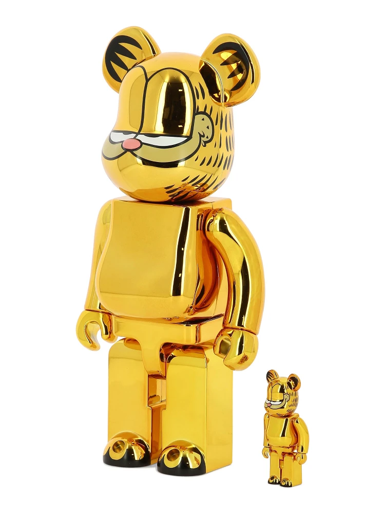 Medicom 100% + 400% Garfield Gold Chrome Be@rbrick Assorted alternative