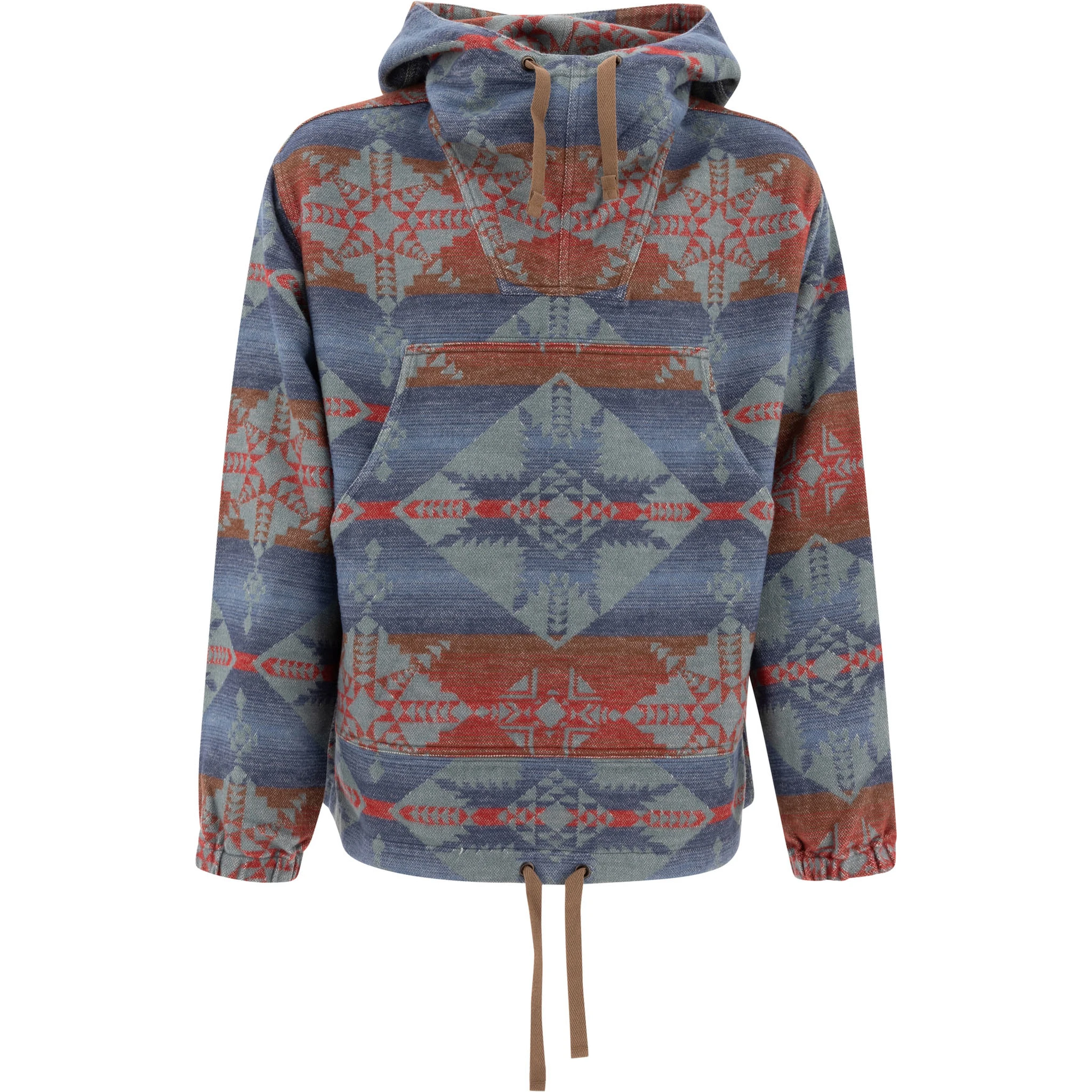 "MIL Smock Jacquard Shaggy" hoodie