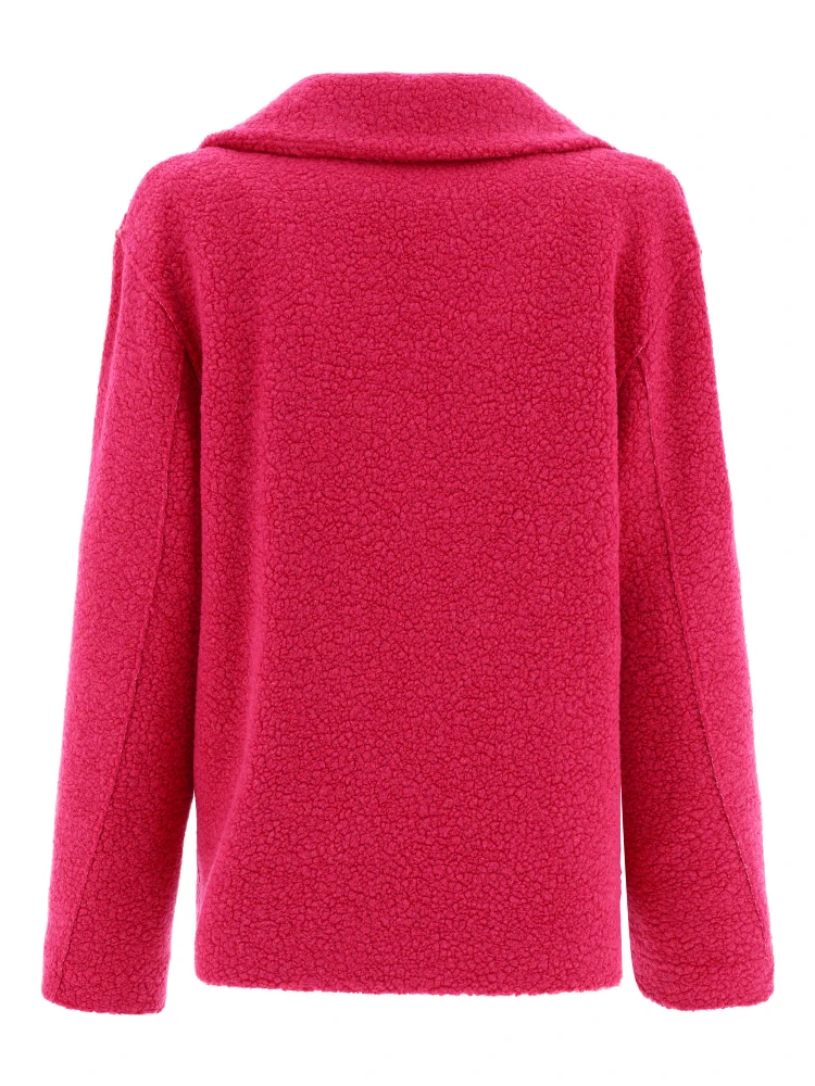 Bouclè coat alternative