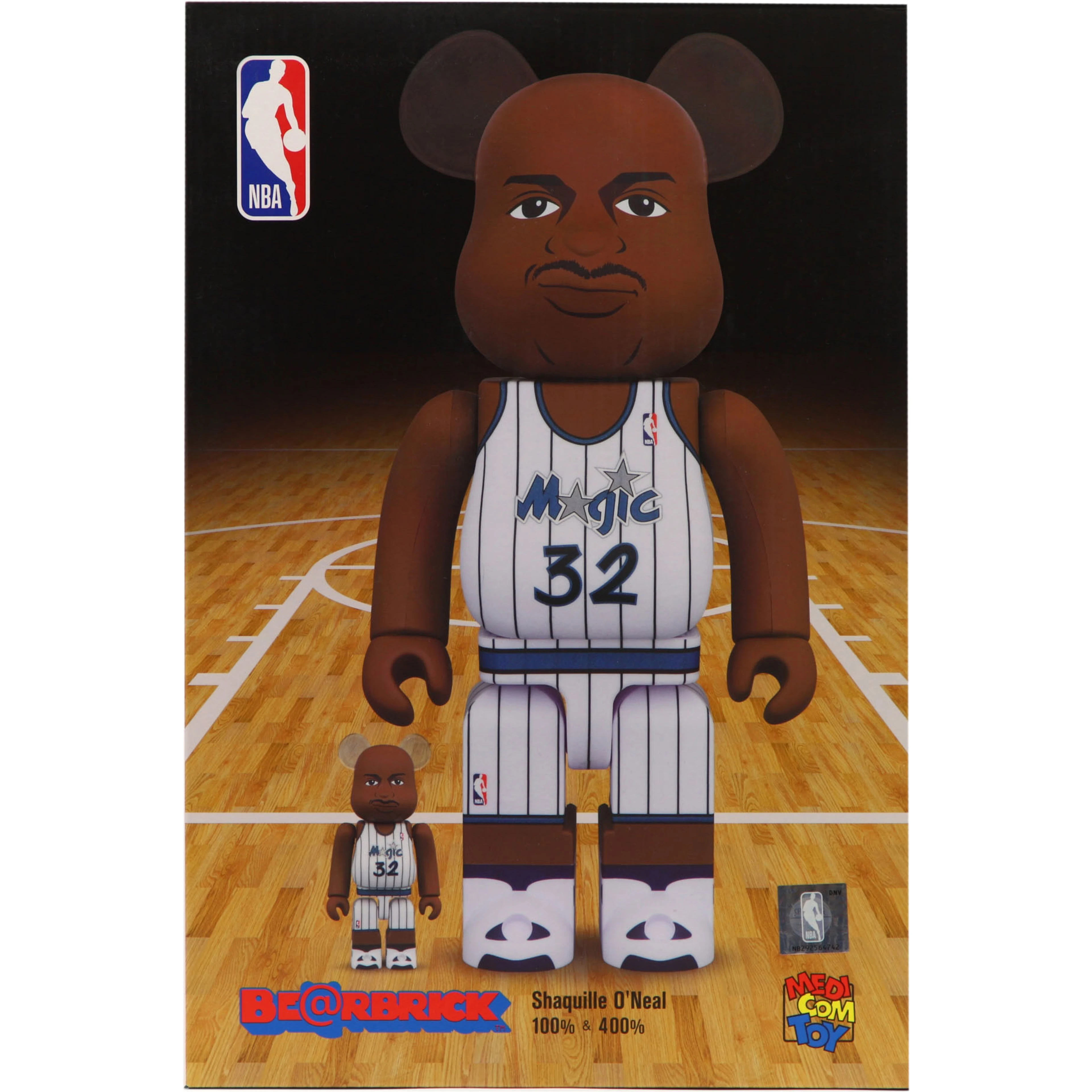 لعبة "Be@rbrick ONeal" بنسبة 100% و400%