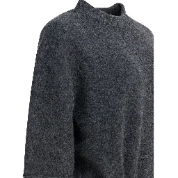 Wool-blend crew-neck sweater