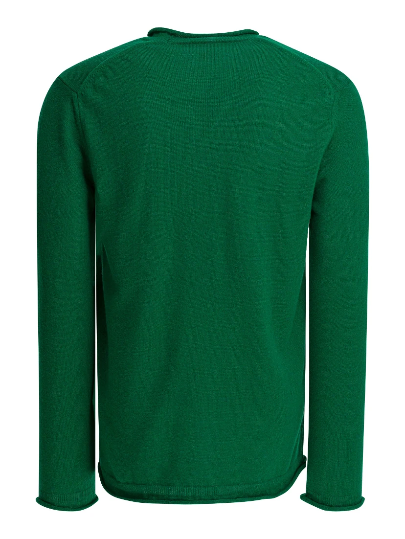 Wool crewneck sweater