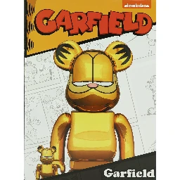 Medicom 100% + 400% Garfield Gold Chrome Be@rbrick Assorted