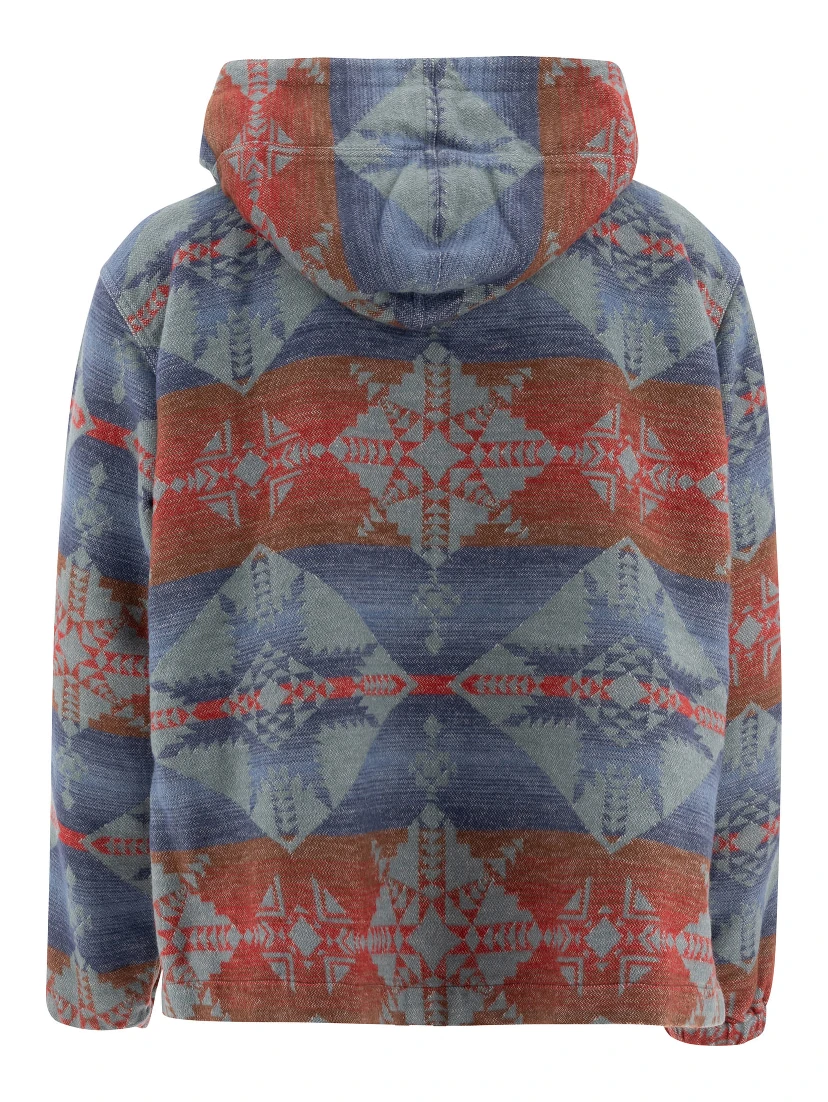 "MIL Smock Jacquard Shaggy" hoodie