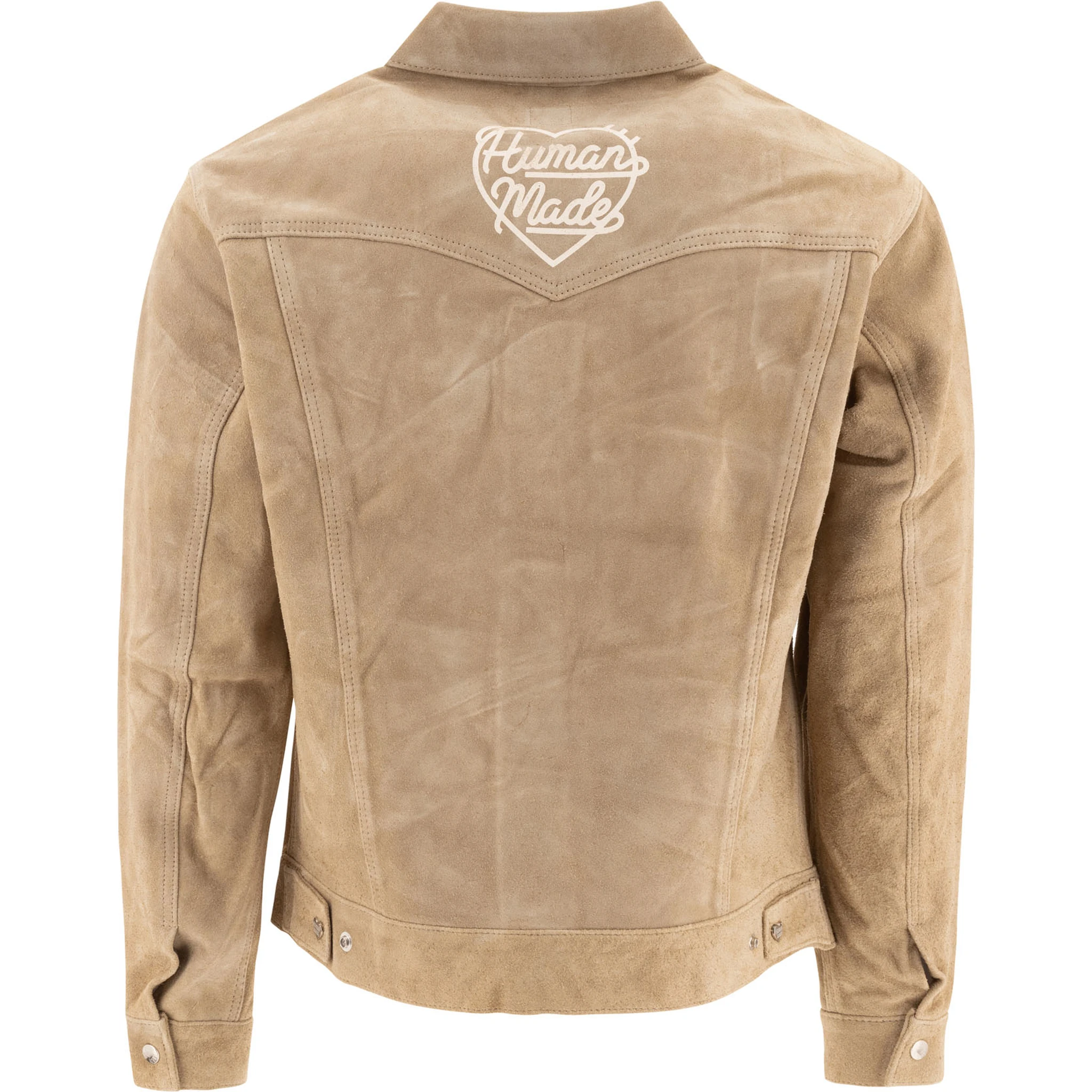 Suede leather jacket