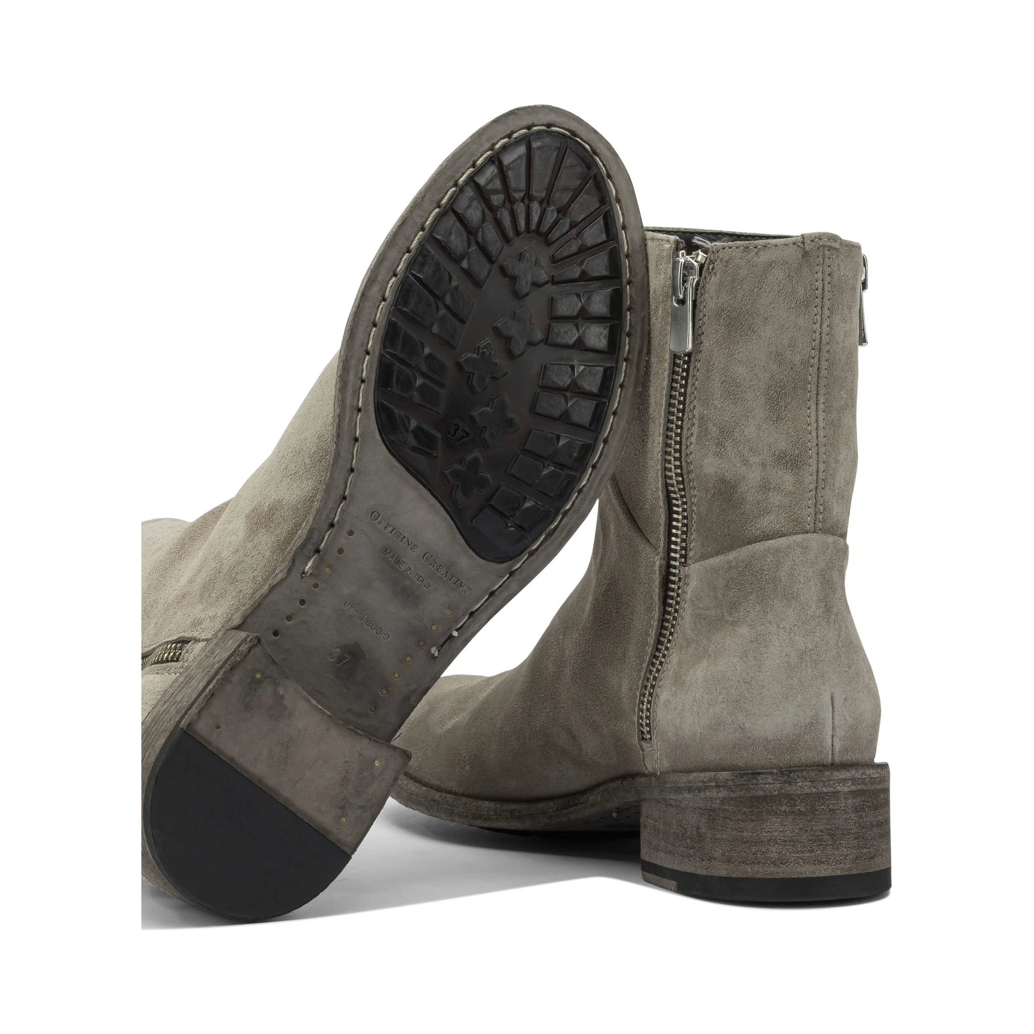"Lison 066" Zippered ankle boots