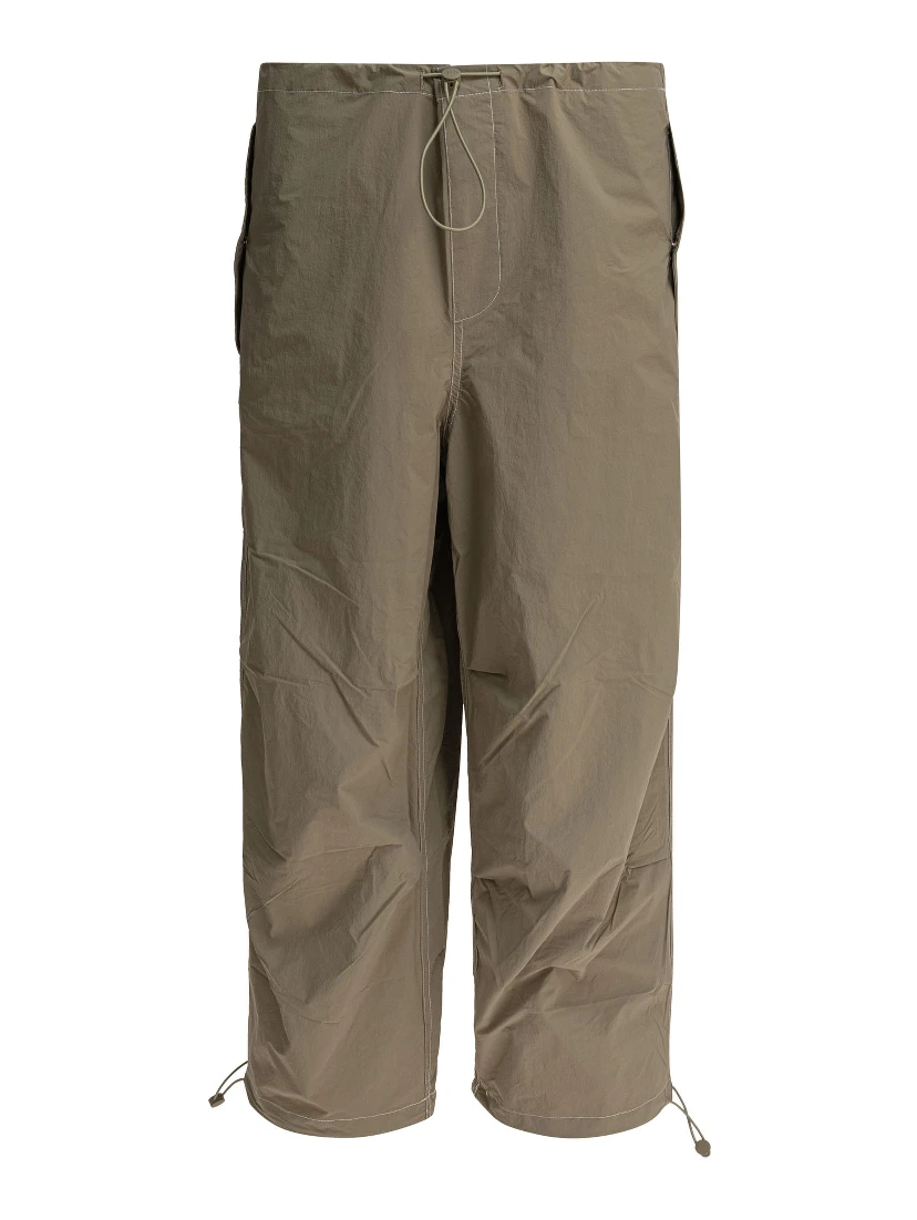 Nylon reflex parachute trousers