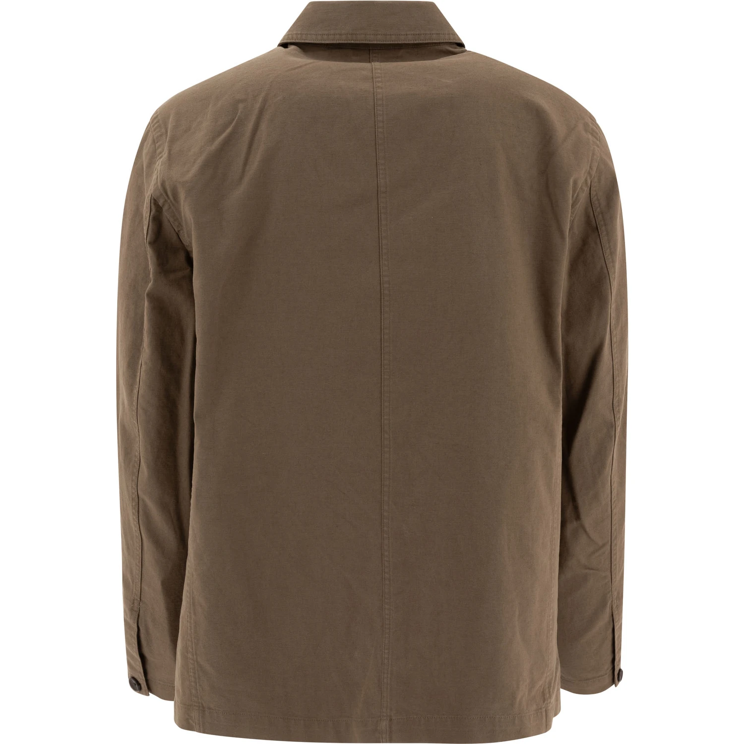 Cotton and linen utility jacket