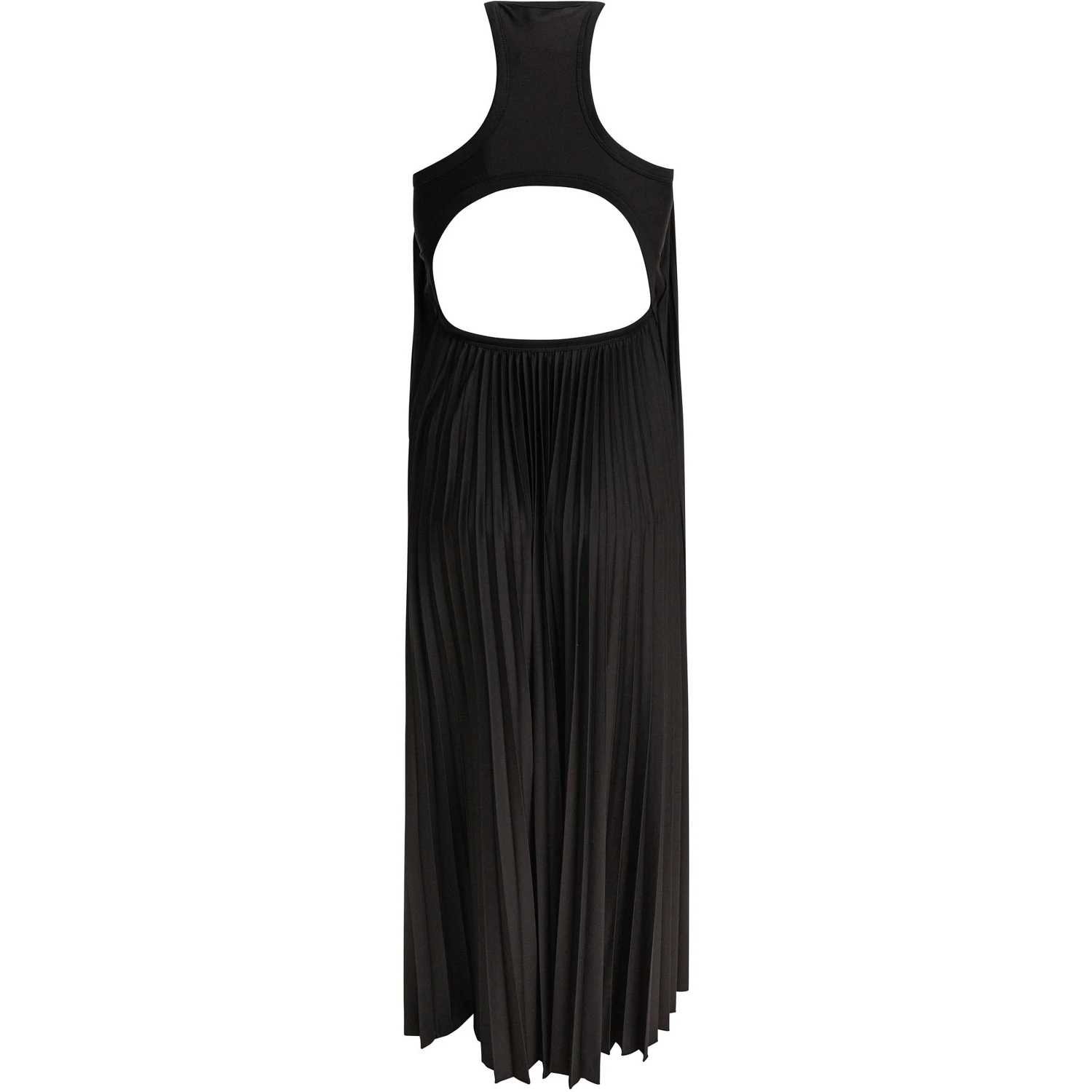 Long dress with open back