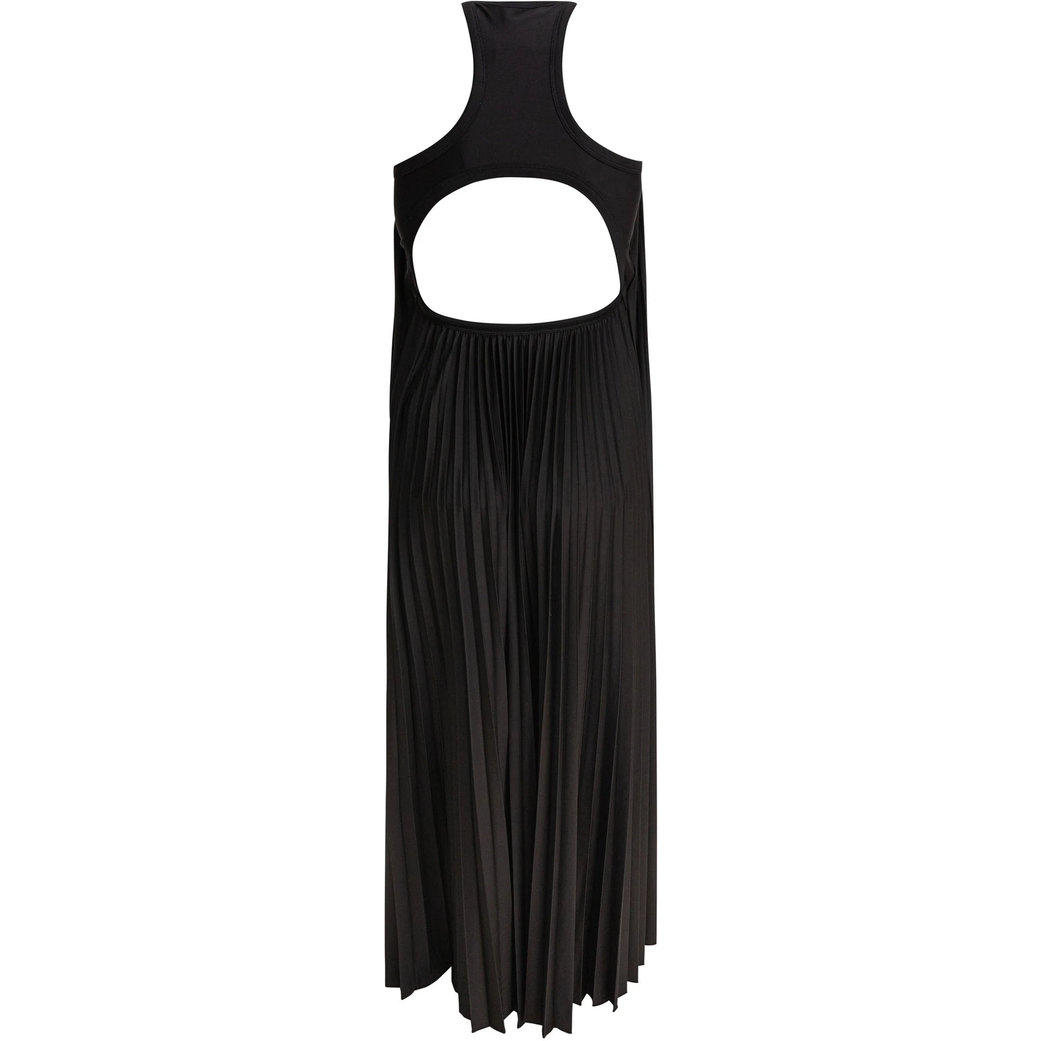 Long dress with open back