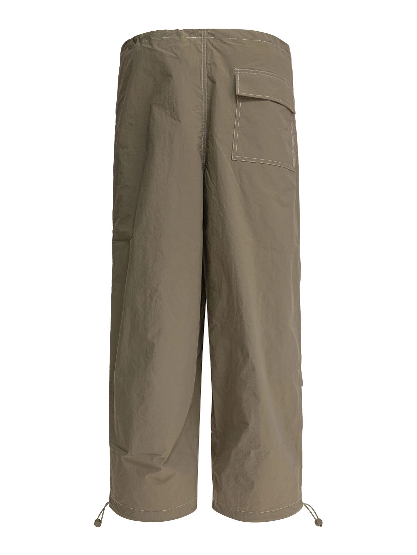 Nylon reflex parachute trousers