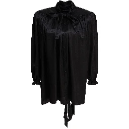 Lace-up blouse