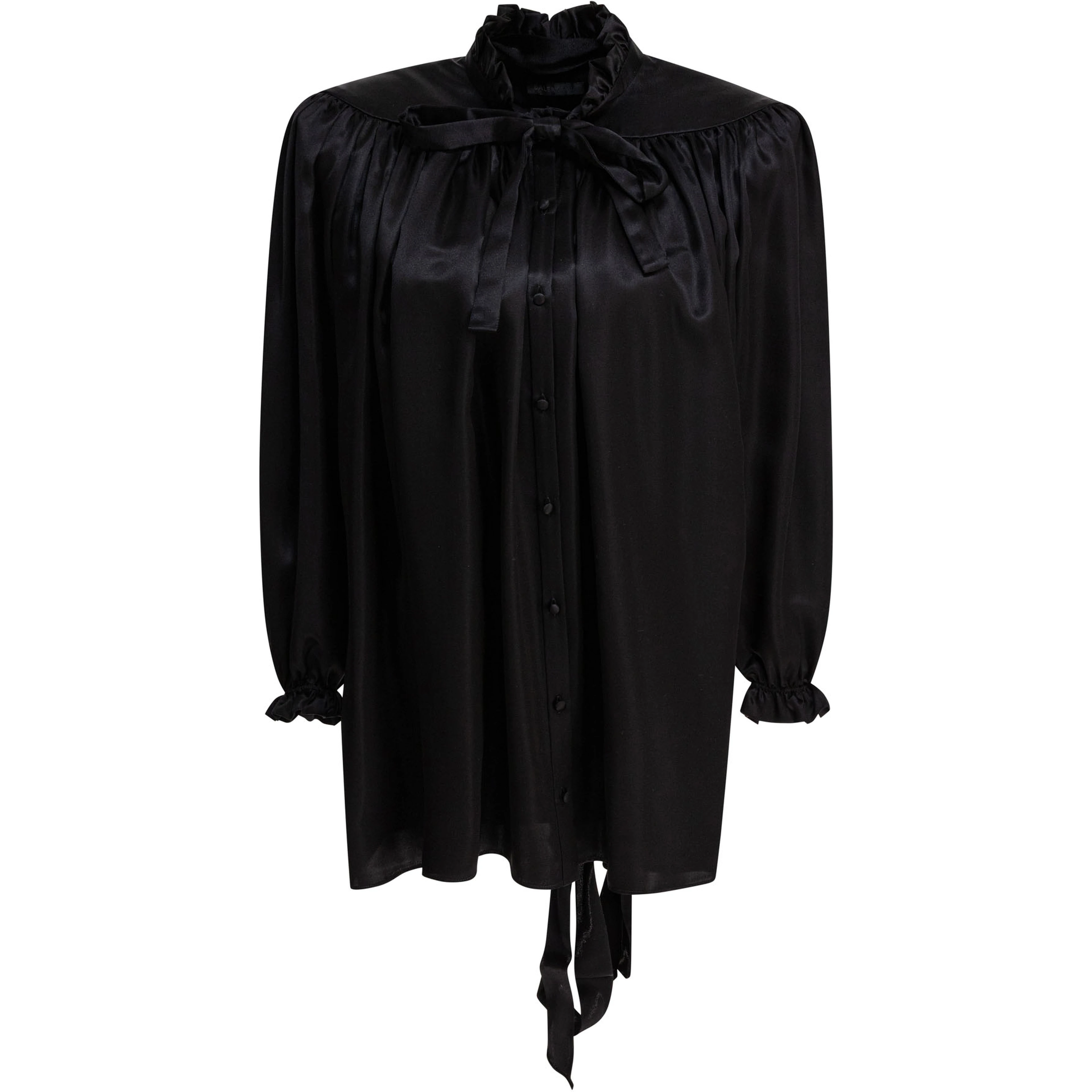 Lace-up blouse