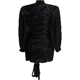 Lace-up blouse