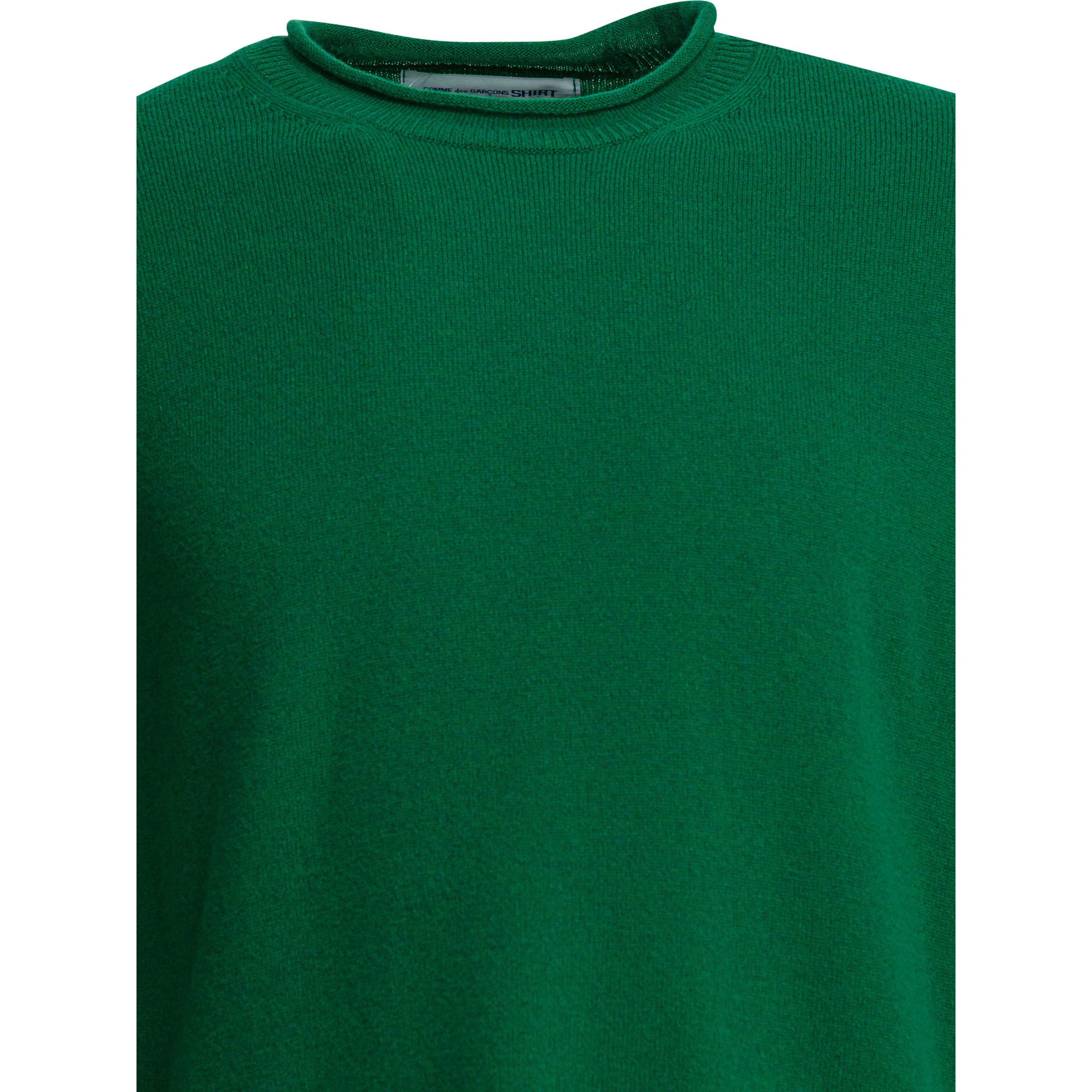 Wool crewneck sweater