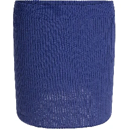 Cotton and wool pencil skirt