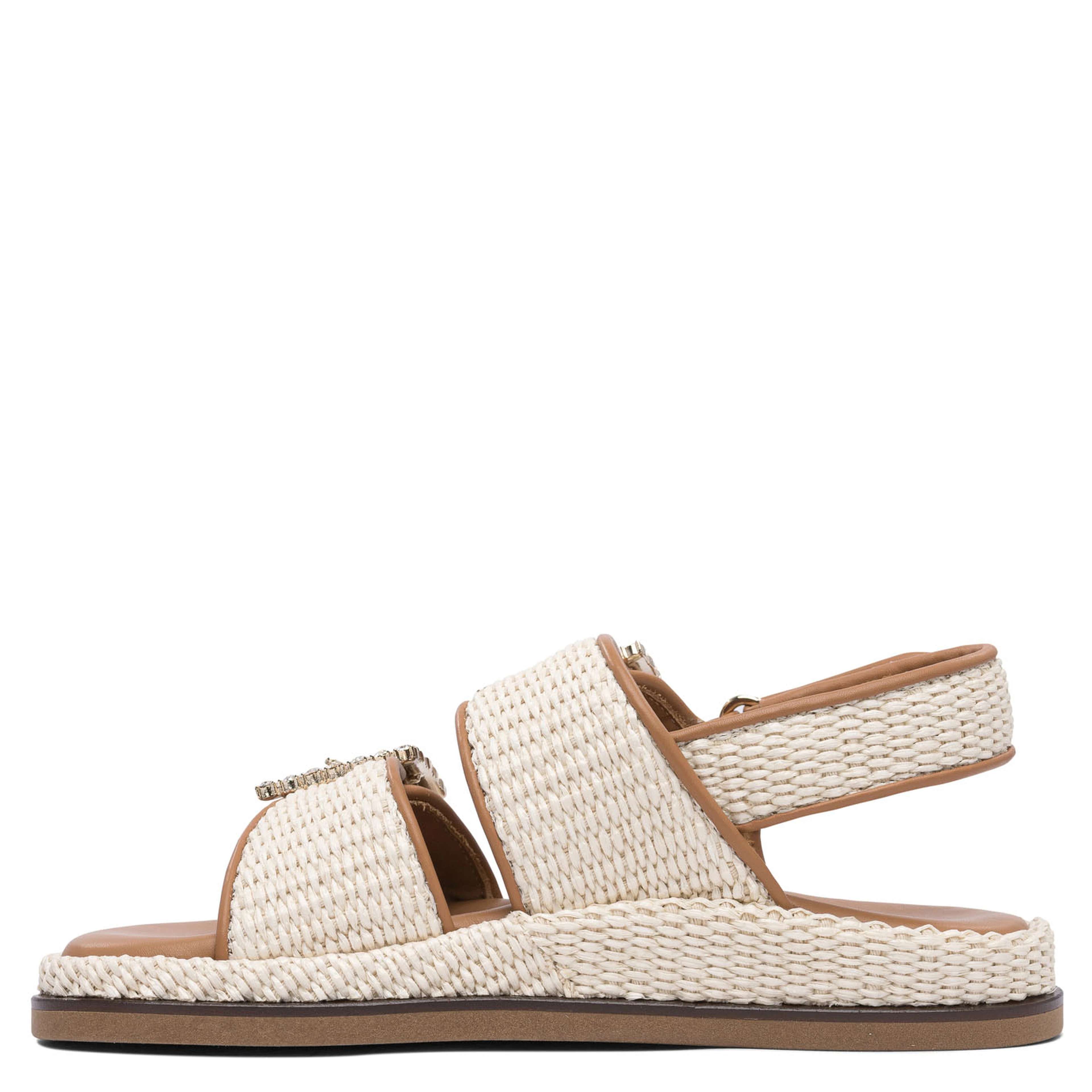 "Maya" raffia sandals