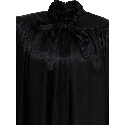 Lace-up blouse