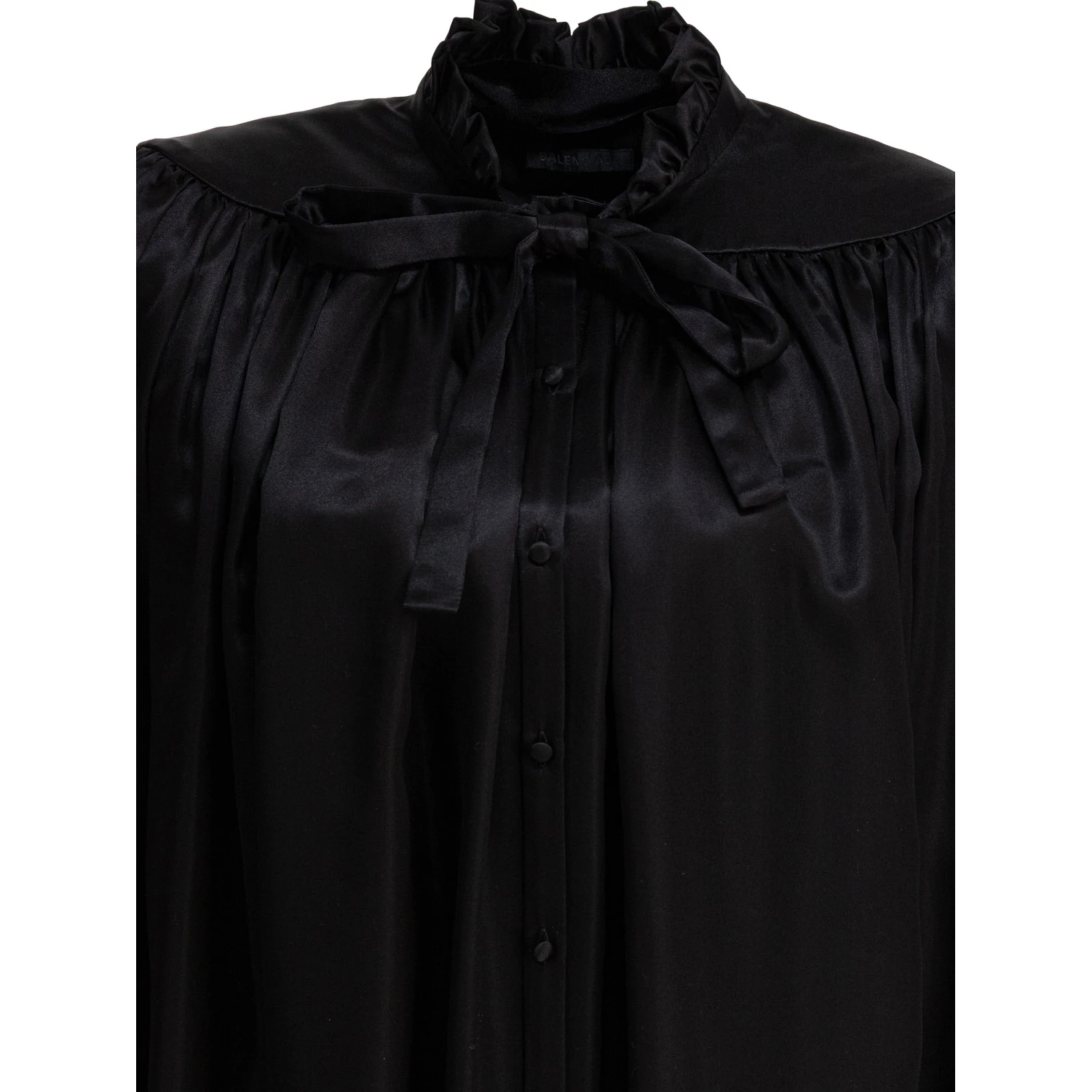 Lace-up blouse