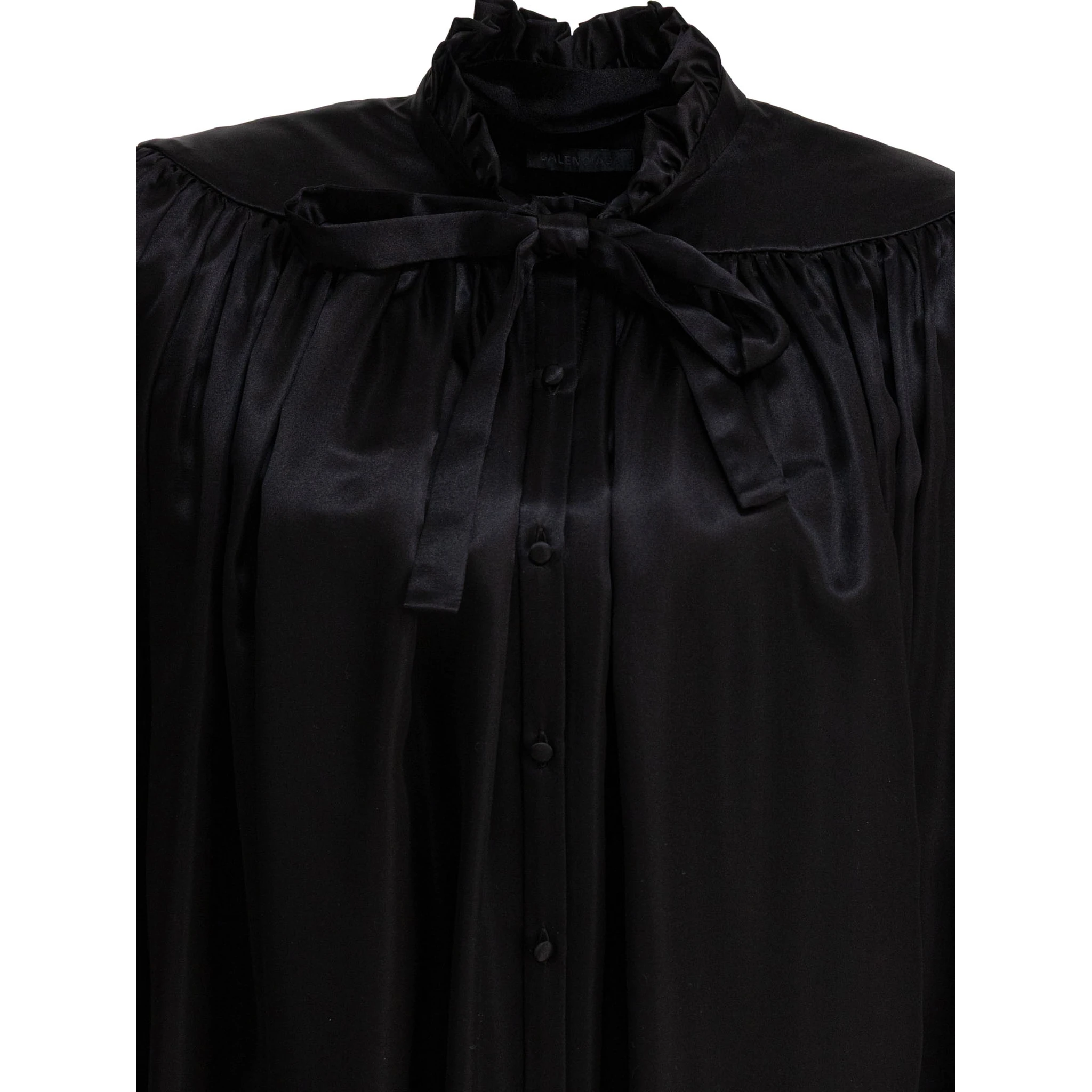 Lace-up blouse