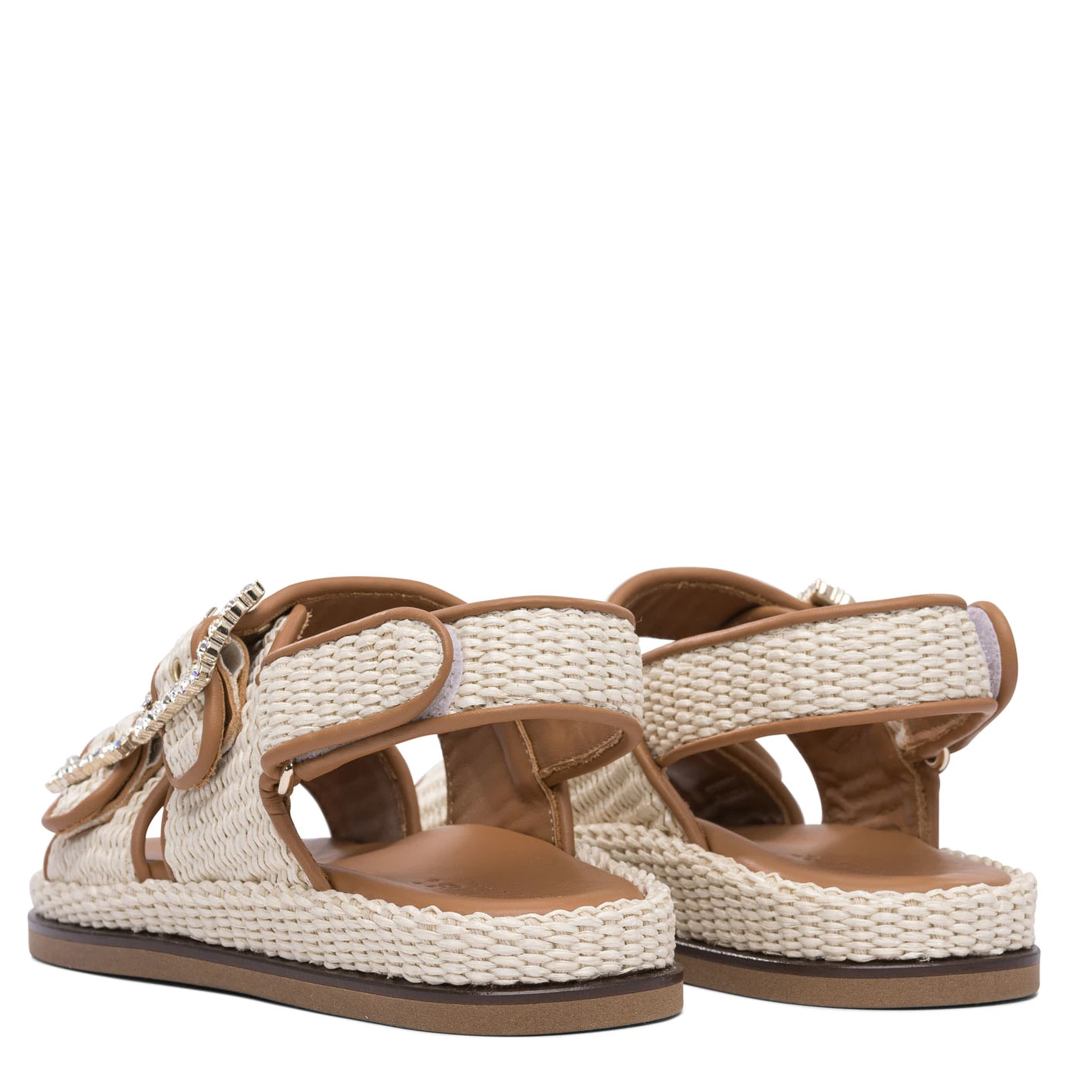 "Maya" raffia sandals